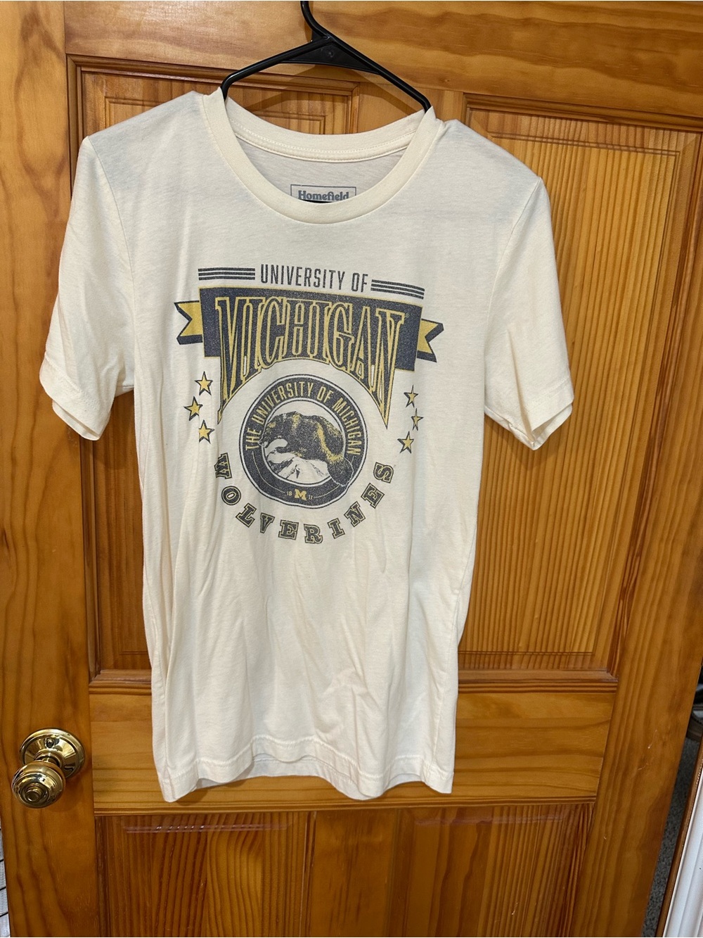 University of Michigan Wolverines Graphic Tee - Cream